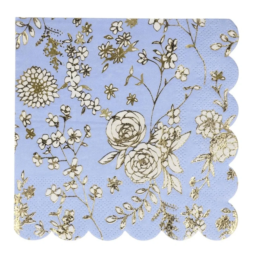 Meri Meri English Garden Lace Assorted Small Napkins, 16 ct (4 Colors)